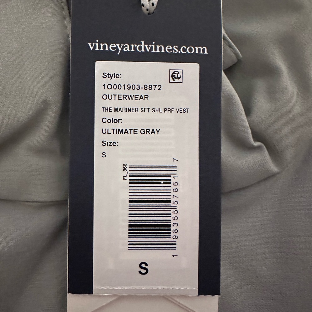 NWT Vineyard Vines Men's Gray Vest - Picture 3 of 11